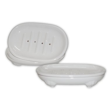 Preisvergleich Produktbild Keramik Seifenschale mit Füßen