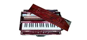 3 1/2 Octave Professional Quality Box Harmonium with 2 set of Reeds