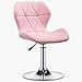 Produktbild WEIYV- Stühle,Stuhl, Rückenlehne Heben Modern Einfache Bar Barhocker Barhocker Haushaltsschemel Stuhl Drehen (Farbe : Pink leather, größe : 89cm)