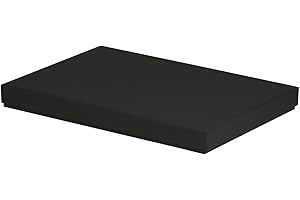 Rössler Papier 13521453700 - Boxline Carton rectangulaire, adapté au format A4, noir, 1 pièce