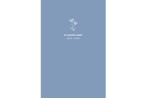 Studienplaner 2025/2026: Semesterplaner mit To-Do und Notenlisten, Wochenplaner, Monatskalender, Vorlesungsplan uvm. für zwei Semester