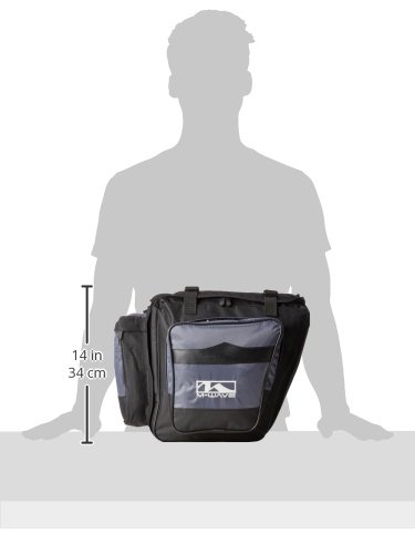 M-Wave Gepäcktasche 3-fach Traveller, schwarz/ grau, 62 l - 8