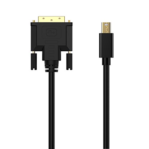 Mini DP auf DVI, Rankie 4.5m Gold Plated Mini DisplayPort (Thunderbolt-Port Kompatibel) zu DVI Kabel (Schwarz) – R1103D - 2