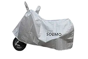 Amazon Brand - Solimo Honda Dio UV Protection and Dustproof Bike Cover (Silver)