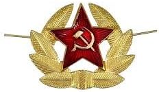 Russian Army Large Pin Cockade Badge Soviet USSR Military Hat Cap Kokarda Cossack