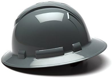 Pyramex Ridgeline Full Brim Hard Hat - HP541 (Slate) by Ridgeline