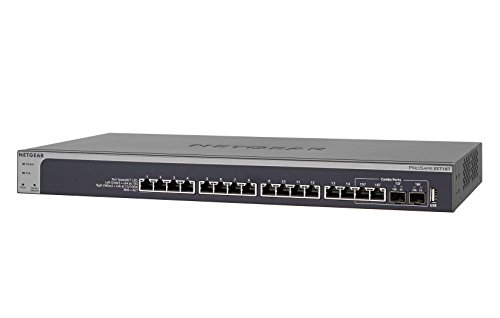 NETGEAR XS716T-100NES ProSAFE 16-port 10-Gigabit Kupfer Ethernet Smart Managed Switch - 4