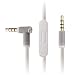Produktbild reytid beats-16 Ersatz Audio Kabel mit Inline-Fernbedienung und Mikrofon für Beats By Dr. Dre Solo2/Solo2 Kopfhörer, kabellos, Weiß