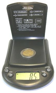 JOSHS X-100 Digitalwaage Feinwaage mit Justiergewicht die bis 100g in 0,01 g Schritten präzise wiegt, Taschenwaage; Präzisionswaage - 6