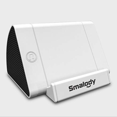 Preisvergleich Produktbild Intelligente Lautsprecher, Chip-Sensor-Audio, Handyhalter, Subwoofer-Klangverstärkung, Stereo-Soundeffekt, 45 ° Bester Anstiegswinkel, Damit Sie Jederzeit Das Gefühl Von Kino Erleben Können,White