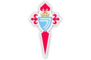 STICKERGREEN Celta Vigo Sticker, Pegatina, Autoadhesivo, Juego de 2, Varios tamaños