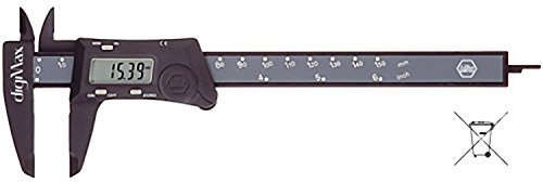 Wiha Pie de rey digiMax® digital con lectura de 0,01 mm 150 mm (29422)