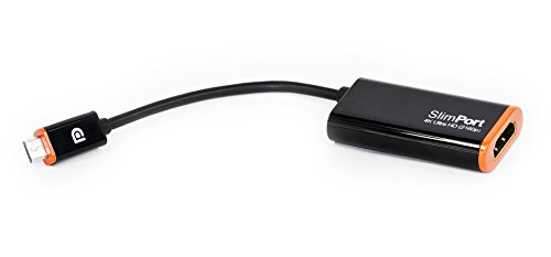 NEU Offizielles SlimPort 4 K Ultra HD (2160p) HDMI für LG G4 und weitere Geräte mit Slimport - Verbinden Sie Ihren SlimPort Geräte an einen HDTV [SP6001]