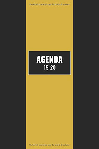 Télécharger Agenda 19-20: Juillet 2019 A Décembre 2020 / 1 Semaine Sur 2 Pages / 18 Mois / Planificateur Motif Francais PDF