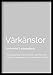 Produktbild NORDIC WORDS Vårkänslor (grau/weiß) Schweden Wort Redewendung Poster