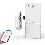 Einfach zu installieren - dieses Bluetooth-Schloss muss keine Löcher gebohrt werden. Machen Sie sich keine Sorgen darüber, dass Ihr Schrank oder Ihre Schublade zerstört wird.