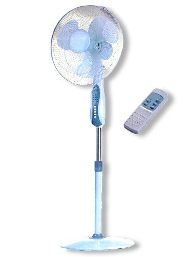 Stand-Ventilator mit Fernbedienung 3 Geschwindigkeitsstufen höhenverstellbar mehrfarbig Ventilator Kühler Raum-Lüfter Luft-Erfrischer Lüftung Luft-Entfeuchter 45 Watt Klima-Gerät Klima-Anlage Turm-Ventilator - 2
