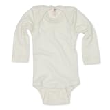 Engel 100% Organic Merino Wool Baby-Body Vest Long-Sleeve