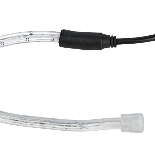 10m LED Lichterschlauch Lichtschlauch Lichterkette Licht Leiste 360 LEDs Xmas Schlauch Steckerfertig für Innen und Außen-Bereich – Komplett Set inkl. 20 Wandhalterungen – Warmweiß - 4