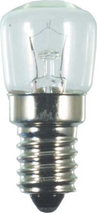 S+H Backofenlampe Birnenform 22x48 mm Sockel E14 230 Volt 15 Watt 300 Grad