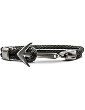 Hochwertiges Armband mit Anker | Modeschmuck in den Farben Weiß, Grau, Schwarz|Armband mit Anhänger | Schmuck...
