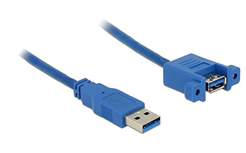 DELOCK Kabel USB 3.0 A Stecker > USB 3.0 A Buchse zum Einbau 1 m