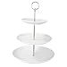 Produktbild Etagere Porzellan 3 stufig Obstschale Gebäckschale