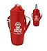 Produktbild Solboy Flaschenkühler ROT, Flaschentasche mit Gurt, Thermohülle, Flaschenhülle Picknick, Strand