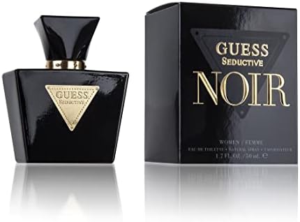GUESS Seductive Noir, Eau de Toilette da Donna, Colonia Floreale, Fragranza Sensuale Persistente, 50 ml
