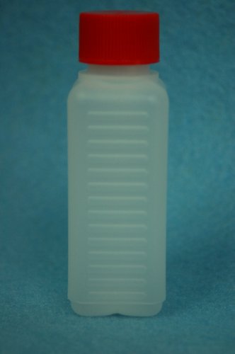 2 Stück 100 ml Plastikflasche, Abfüllflasche mit Deckel und Dichtung, PE-Flasche - 3