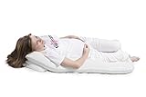 Schwangerschaftskissen, Seitenschläferkissen mit Öko-Tex Standard 100 – ergonomisch geformt – stützt Rücken und Bauch - 5