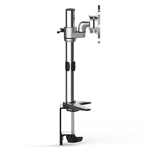 PureMounts PM-STYLE-DM-23A Schreibtisch Halterung für Monitore bis 71cm (28 Zoll), schwenkbar, neigbar, drehbar, VESA 100 - 4