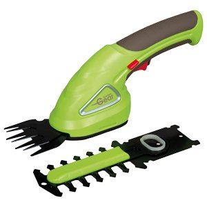 Garden Gear Garden Hedge Trimming Cordless Shears Lightweight Handheld 3.6V with 80mm Cutting Blade