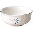 Villeroy & Boch Old Luxembourg Dessert Bowl, Premium Porcelain, White/Blue