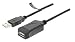 Produktbild Kabel USB 2.0 Verlängerung aktiv 10,0 m in schwarz