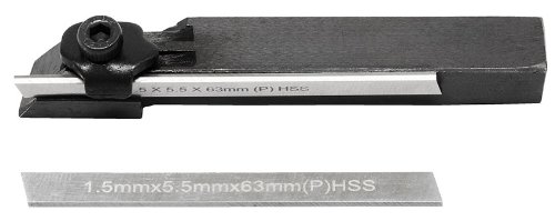 WABECO Abstechstahlhalter Set 10x10 2 Abstechmessern Abstechhalter