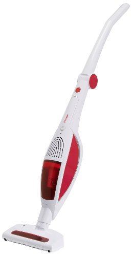 Bestron AVC1000R Aspirateur Balai 2 en 1 Poignée Inclinable - Rouge