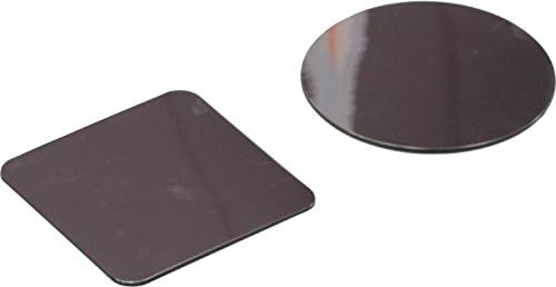 HenBea Set of Mirrors Circle and Squares 16 Pieces, Silver, 30 x 30 x 15 cm