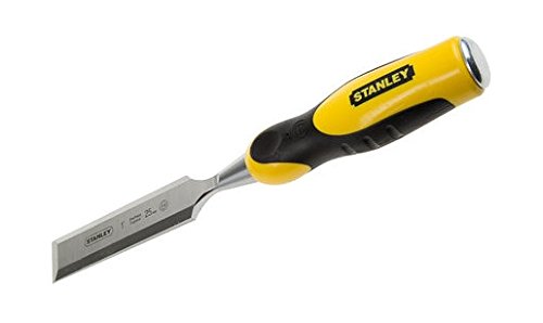 Stanley DynaGrip Stechbeitel-Set, 3-teilig, 12/18/25mm, Chrom-Stahl-Legierung, ergonomisch, schlagfester Griff, 2-16-883 - 3
