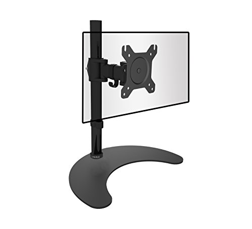 Duronic DM25D1 Monitor-Standfuß für einen LCD /LED Computer Bildschirm / Fernsehgerät mit Neig, Schwenk und Rotierfunktion - 4
