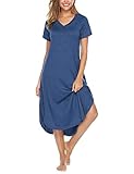 【Gran Regalo】 - Vestidos de camisón hechos de calidad de material extremadamente elástico y cómodo, que es una buena opción como regalo para la madre, novia, esposa, amigos, familia;