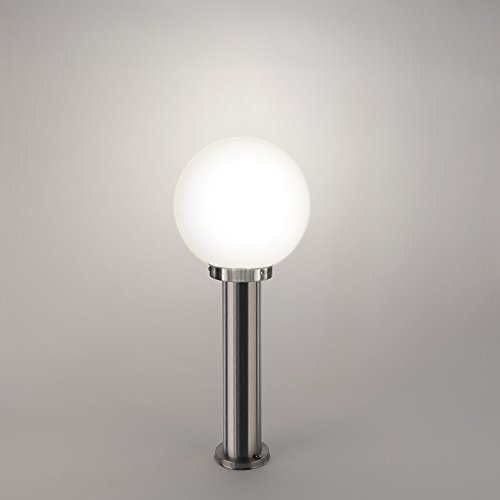 Aussenleuchte Standleuchte Wegeleuchte Standlampe Gartenleuchte Edelstahl Glas E27 Fassung 270-500 - 6