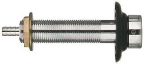 Draft Warehouse 4-1/2-Inch Long Beer Nipple Shank Assembly, Chrome Plated, 3/16-Inch Bore