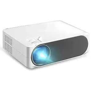 AUN AKEY6S Full Android Version 6500 Lumen, 300inch Display, 3D Ready 4k Full HD Projector 1920x1080P 1GB RAM/8GBROM WiFi Bluetooth Mira cast Home Theatre Full HD