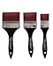 Produktbild Breite Lasurpinsel Künstler Pinsel Set feinster Qualität ( Breite 80 mm, 60mm, 40 mm) Künstlerpinsel Set Grundierpinsel