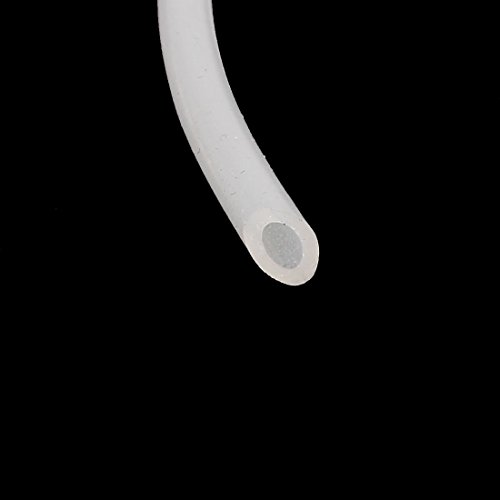 sourcingmap® 2 x 4 mm Silikon durchscheinend Rohr Wasser Pumpe Schlauch 1 Meter 3,3 Ft lange - 2