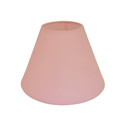 Paralume per lampada da tavolo o soffitto di 23 cm, colore rosa antico