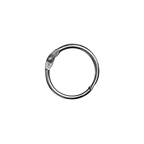 Rayher 2520200 Metallringe zum Öffnen, 19 mm ø innen, SB-Btl. 12 Stück - 2