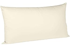 Fleuresse Colours Kissenbezug, Mako Satin, Natur, 40 x 80 cm