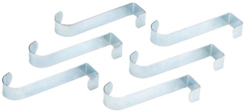 Rucco V 121 - Colgadores para Puerta (6 Unidades, Acero Inoxidable)